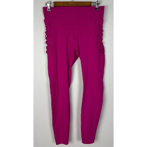All in Motion 3 Piece Activewear Set Size Large Magenta Leggings Top Bra Women’s - Picture 5 of 14